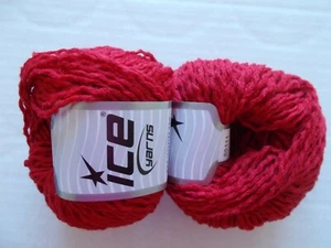 Ice Yarns Winter wool blend yarn, red, lot of 2 (110 yds each) - Picture 1 of 2