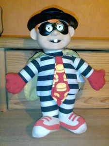 McDonalds Hamburglar Stoffpuppe Figur 1998 Hamburgerklau 25 cm - unbespielt - Bild 1 von 1