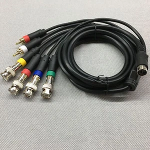 For SEGA Saturn RGB/RGBS RCA Composite Cable For Sony PVM BVM NEC XM UPSCALER BN - Picture 1 of 14