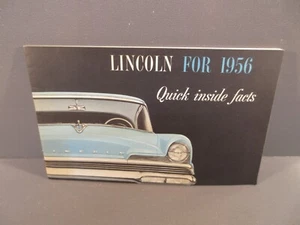 Folleto Lincoln para 1956 - Imagen 1 de 2