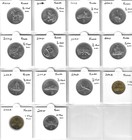 World Coins - Korea Animal & Transportation Commem.Collection - 14 Unc. Coins