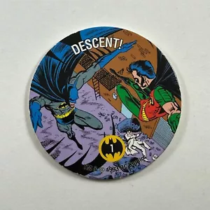 POGs Batman y Robin POG #1 Descent DC Comics 1993 SkyCaps Skybox - Imagen 1 de 2