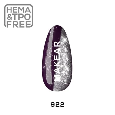 922 Black Widow UV Nagellack 8 ml Makear UV-Nagellack ohne HEMA