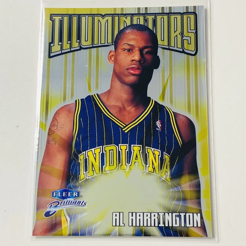 1998-99 Fleer Brilliants Illuminators Pacers Basketball Card #15 Al Harrington - Image 1 of 1