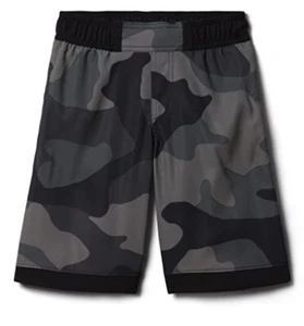 Columbia Youth Boys Sandy Shores Boardshorts/Swim trunks-Blk/Grey-XS-inside mesh - Picture 1 of 13