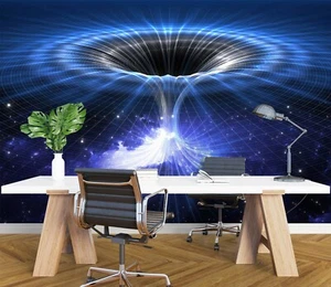 3D Blue Universe ZHU1499 Wallpaper Wall Mural Removable Self-adhesive Zoe - Picture 1 of 5