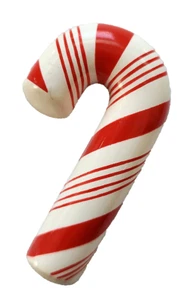 Hallmark MAGNET Christmas Vintage CANDY CANE 1985 Red & White Holiday Fridge - Picture 1 of 4