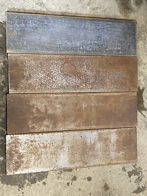 Vintage Steel Letterpress Galley Trays SET OF 4 ( 23.5x6.5) Inches - Image 1 of 2