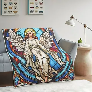 Virah Bella - Angelic Light - Lightweight Quilted Throw Blanket 50"x60" - Picture 1 of 5