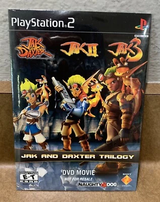 PS2 Jak and Daxter 1 II 2 3 Trilogía DVD Película PROMOCIÓN MINORISTA Disco de demostración NUEVO RARO 🐼 - Imagen 1 de 3