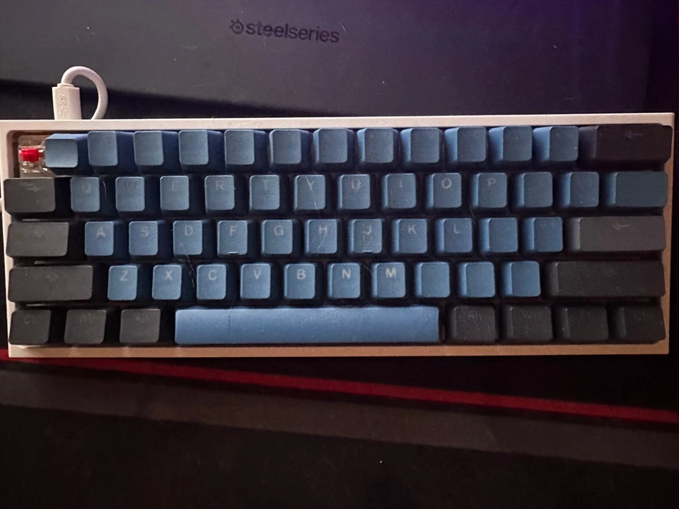 Ducky One 2 Mini V2 RGB LED Custom Keycaps Mechanical Keyboard Red Switches - Image 1 of 1