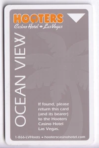 CARTE / CARD HOTEL CLE KEY .. USA LAS VEGAS HOOTERS OCEAN VIEW CASINO MAGNETIC - Imagen 1 de 2