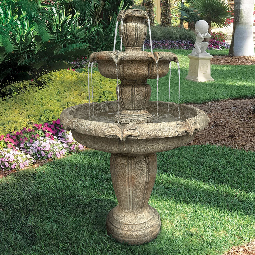 Fuente Grifos Leroy Merlin Jardin Difusor Agua Terraza Fuente De