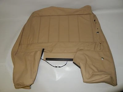 New OEM 2003-2005 VW Touareg Rear Right Passenger Seat Back Cover Leather Beige - Image 1 of 4
