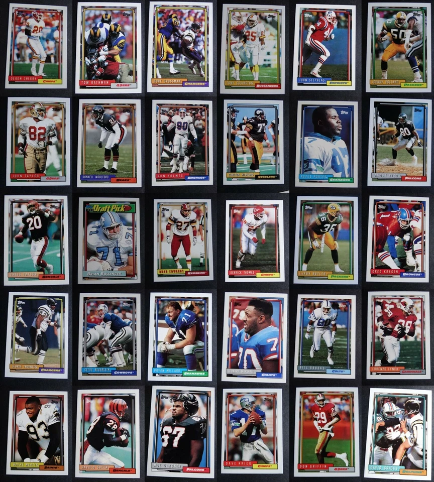 1992 Topps Football Cards Complete Your Set You U Pick From List 401-600 - Image 1 of 1