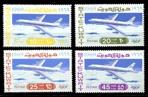 Kuwait 1969 • Sс# 435-438 • Boeing 707 service • cs MLH OG VF (SU-9128) Koweit - Picture 1 of 1