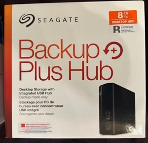 External Hard Drives - Seagate Backup Plus/Western Digital easystore - 8-12TB - Picture 1 of 9