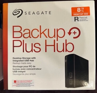 External Hard Drives  - Seagate Backup Plus/Western Digital easystore - 8-12TB - Image 1 of 4