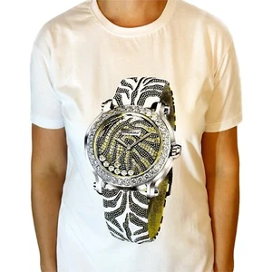 Women’s Short Sleeve T-shirt, Summer 2023,Beach, Sports, Casual, 100% Cotton - Picture 1 of 4