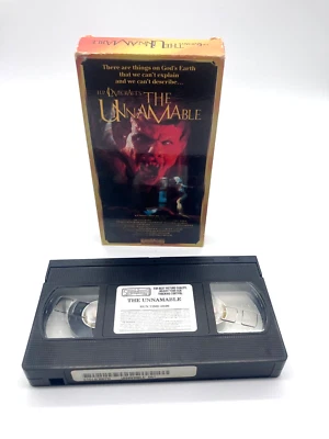 HP Lovecraft's The Unnamable, VHS, Star Maker 1991, horror rated R - Image 1 of 2
