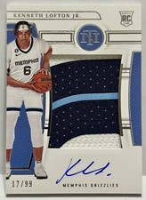 2022-23 Panini National Treasures Kenneth Lofton Jr. Rookie Patch Auto /99 RPA