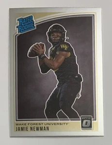 Panini Chronicles 2021 Draft Picks Jamie Newman clasificación óptica novato radiocontrol #216! - Imagen 1 de 4
