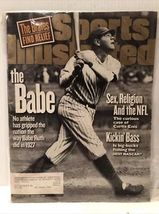 Babe Ruth Sports Illustrated New York Yankees  August 24, 1998 Label - Picture 1 of 4