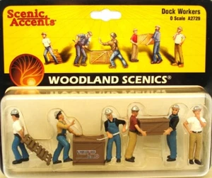WOODLAND SCENICS TRABAJADORES DEL MUELLE REF A2729 - Imagen 1 de 1