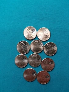 7 Beautiful great condition Masonic punched penny  Different dates   #5728 - Imagen 1 de 8