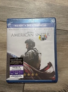 American Sniper (Blu-ray+DVD+Digital HD) Brand New Sealed Bradley Cooper - Picture 1 of 2