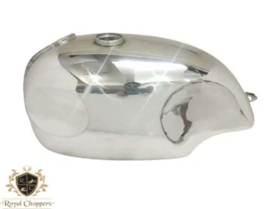 APTO PARA YAMAHA SR400 SR500 DEPÓSITO DE COMBUSTIBLE CROMADO CON TAPA Foto 1 de 4