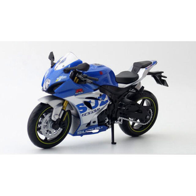 preto)1:12 BMW S1000rr Racing Motos Simulação Modelo de