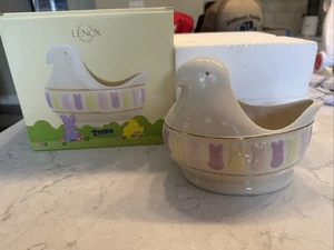 2009 Lenox PEEPS Brand Chick Treat Dish Easter Just Born W/ Box - Picture 1 of 8