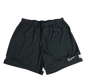 Nike Dri-FIT Shorts Mens XL Black White Athletic Gym Performance Polyester Logo - Picture 1 of 12