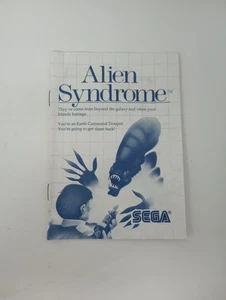 Alien Syndrome SOLO MANUALE (Sega Master System, 1988) libretto istruzioni NO GIOCO - Foto 1 di 11