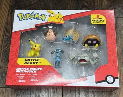 Figuras POKEMON listas para la batalla Pikachu Cleffa Omanyte Kabuto Riolu Geodude Foto 1 de 3