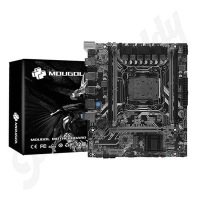 New X99 LGA2011-3 mATX Gaming Motherboard USB3.0 M.2 NVMe SSD DDR4 ECC Memory - Image 1 of 4