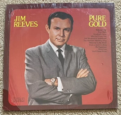 Sealed - JIM REEVES Pure Gold (greatest hits) LP 1978 RCA ANL1-3014 * MINT Vinyl - Imagem 1 de 3