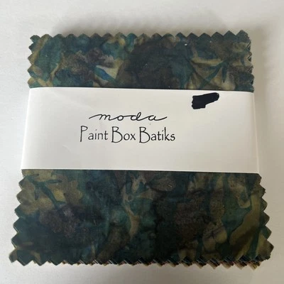 Paint Box Batiks Moda Charm Pack - Image 1 of 2