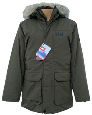 Men's Helly Hansen Reine Insulated Parka GREEN $350, Size: 2XL - Image 1 of 4