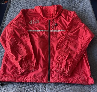 Dish Network High Quality Rain Jacket Size Large with Reflective Stripes - Image 1 of 2
