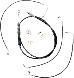LA CHOPPERS Handlebar Cable/Brake Line Kit - 18" - 20" Ape Hanger Low Rider S - Picture 1 of 1