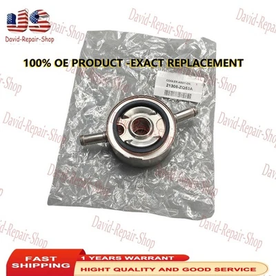 21305-ZQ53A OEM FOR NISSAN ARMADA TITAN  INFINITI QX56 ENGINE OIL COOLER NEW Foto 1 de 4