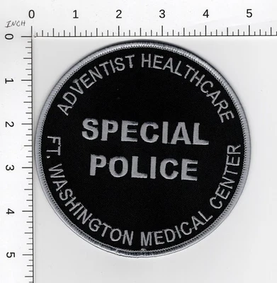 ADVENTIST HEALTHCARE FT. WASHINGTON MEDICAL CENTER ( SPECIAL POLICE ) PATCH MD - Image 1 of 2