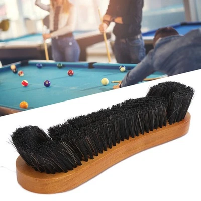 Billiard Table Brush Maple PVC Log Color WaistShaped Snooker Cleaning| - Image 1 of 4
