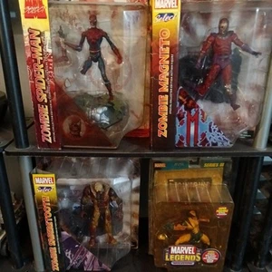 Marvel Select Zombies Spiderman Magneto Sabertooth Moc - Picture 1 of 1