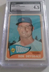 1965 Topps #260 Don Drysdale CGC 4.5 Los Angeles Dodgers Baseball ⚾️ - Picture 1 of 2