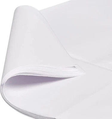 75x50cm Large White Acid Free Tissue Paper Sheets Premium Gift Wrapping Packing - Image 1 of 4