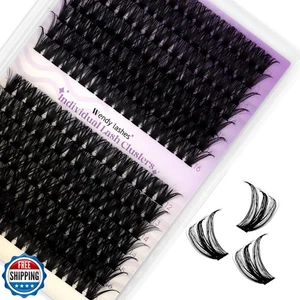 Hágalo usted mismo Racimos de pestañas para usar en casa: pestañas Wendy para extensiones de pestañas, Ult - Imagen 1 de 5