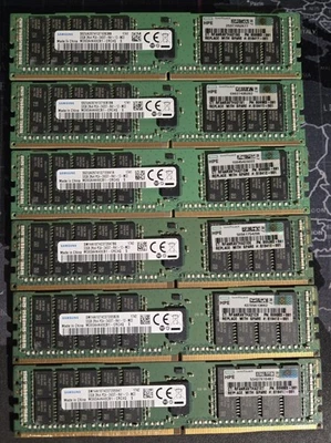Samsung M393A4K40CB1-CRC-4Q 32GB DDR4-2400 ECC RDIMM–HP 809083-091  819412-001  - Image 1 of 2